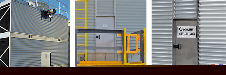 Replacement Aftermarket Access Doors On Metal Factory Assembled FAP Cooling Towers