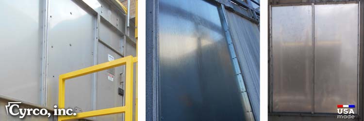 Metal Fabricated Stainless and Galvanized Steel Wall Panel Casings for Different Manufacturers and Models Metal FAP Cooling Towers. Cyrco fabricates manufactures cooling tower casing side panels for any make or model cooling tower.