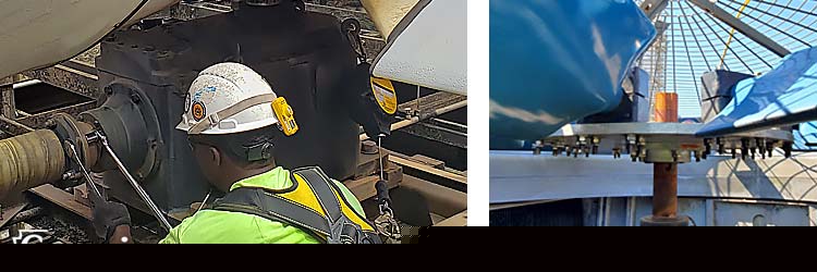 Mechanical repairs and replacement for field erected and metal factory assembled cooling towers