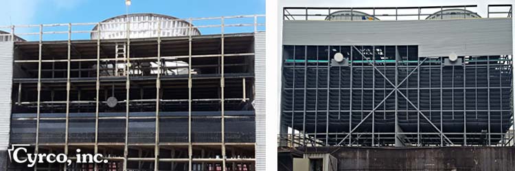 Splash and Film Fill Media Replacement in Field Erected Cooling Towers