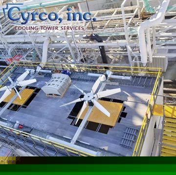 New construction of field erected cooling towers