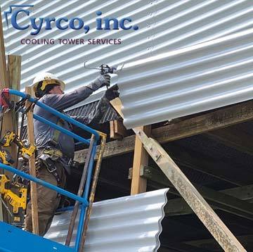 FRP Casing Wall Panel Cooling Tower Repair Parts