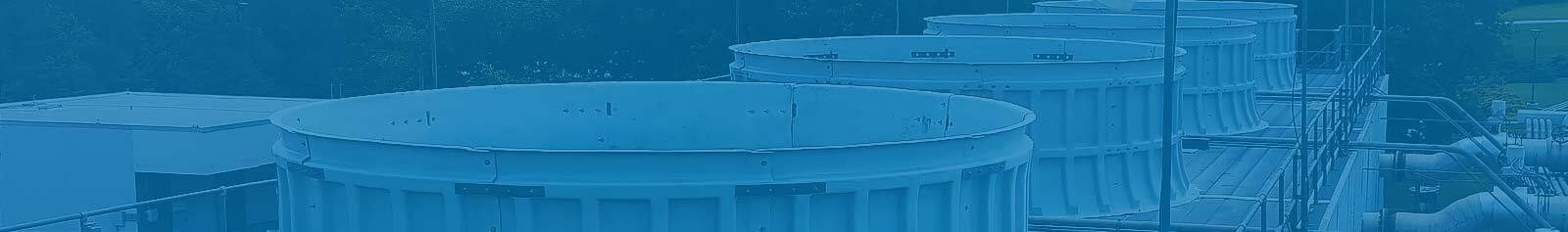 FRP Fiberglass Composites Fan Stacks for Field Erected (FEP) Cooling Towers | Cyrco, inc.